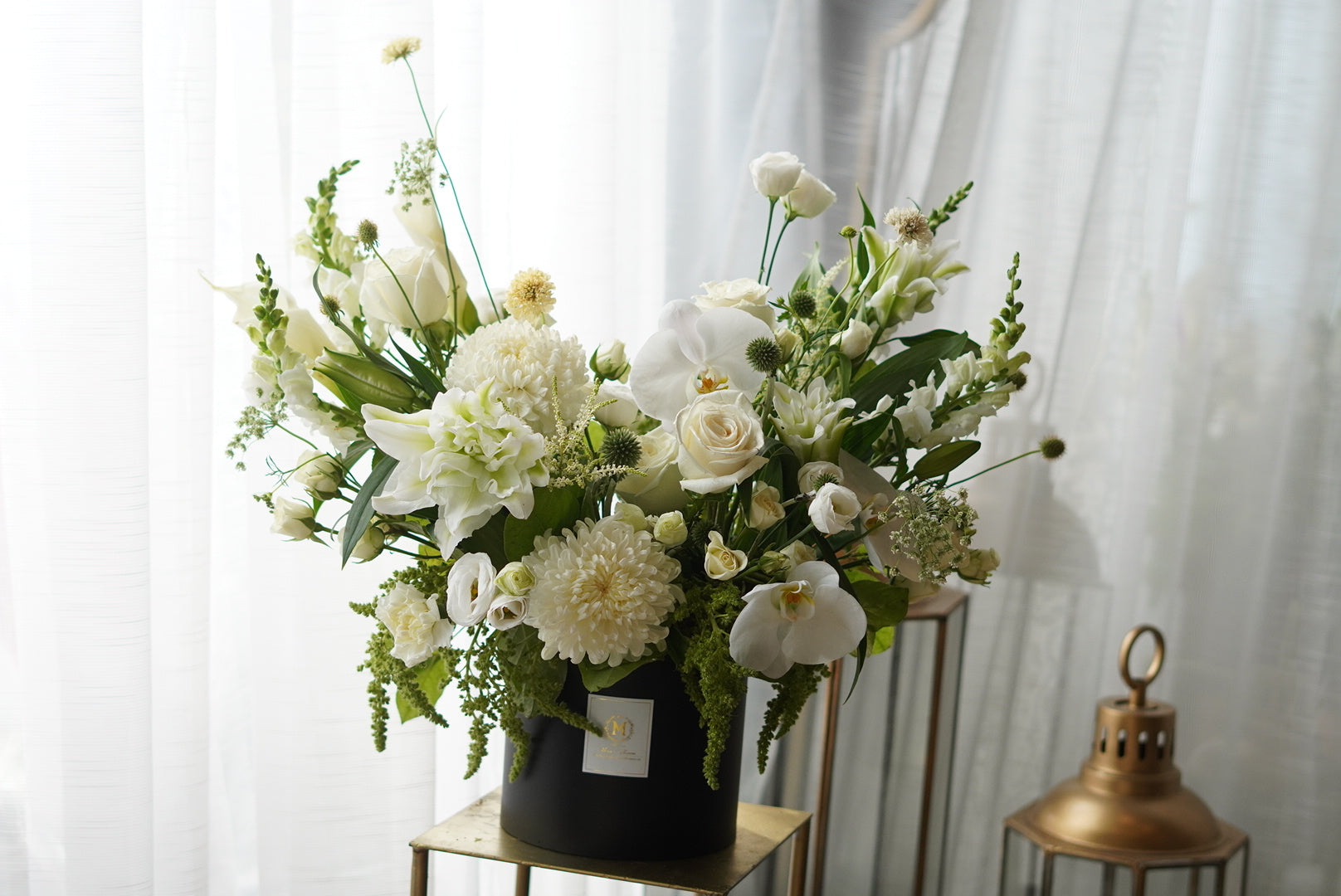 Sympathy Flowers Basket