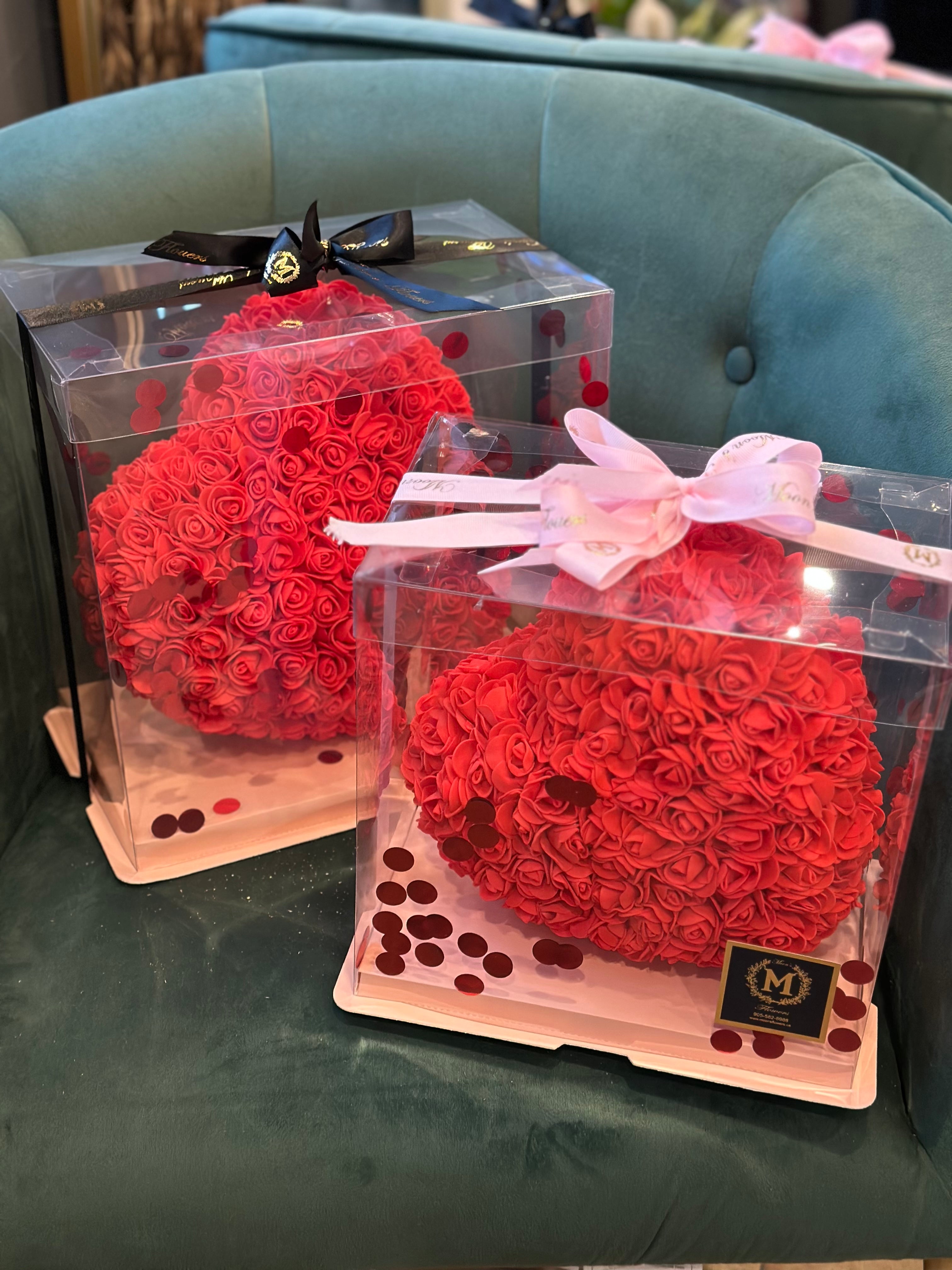 Artificial Heart Rose