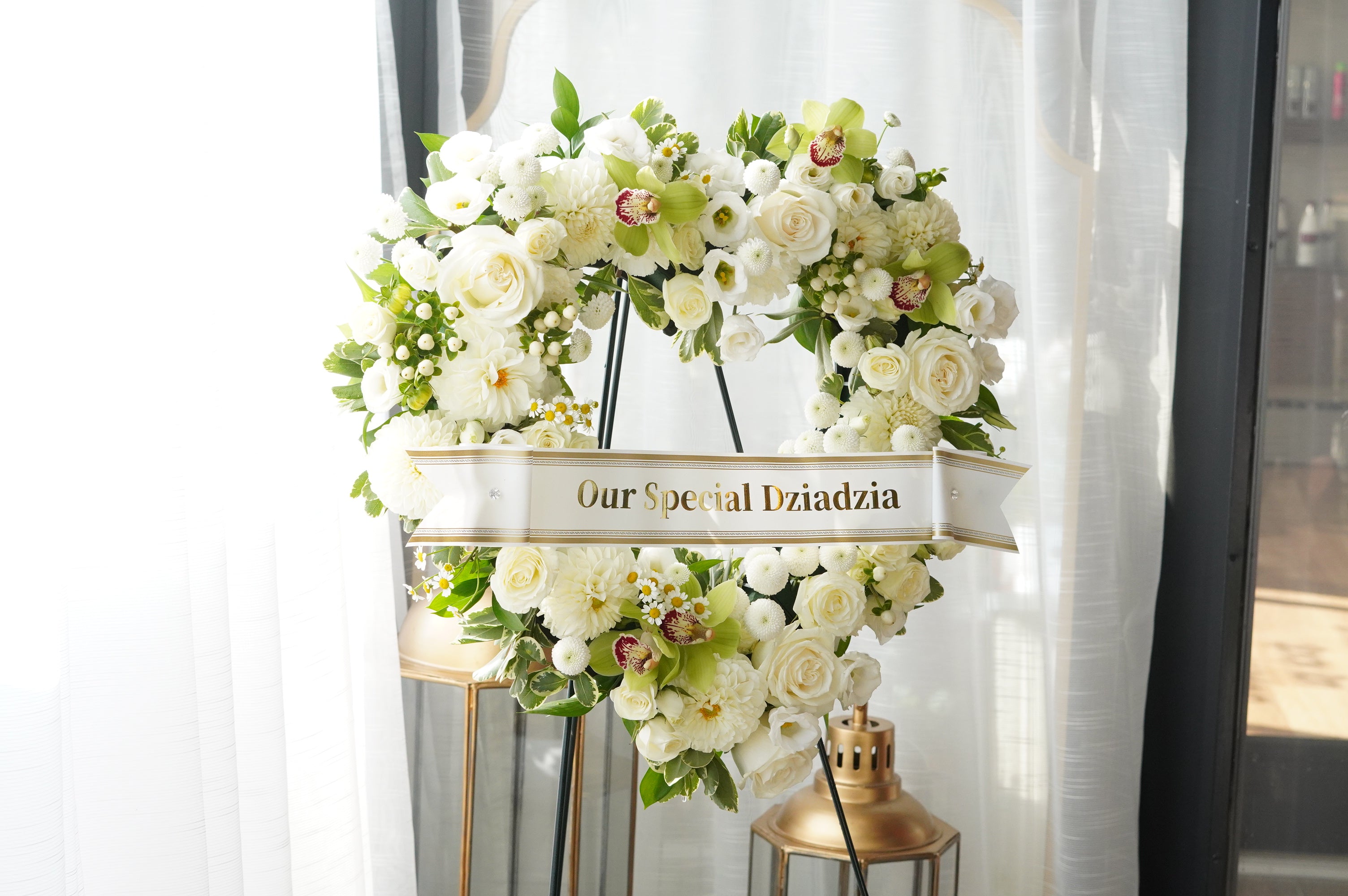 Funeral and Sympathy Heart Wreath