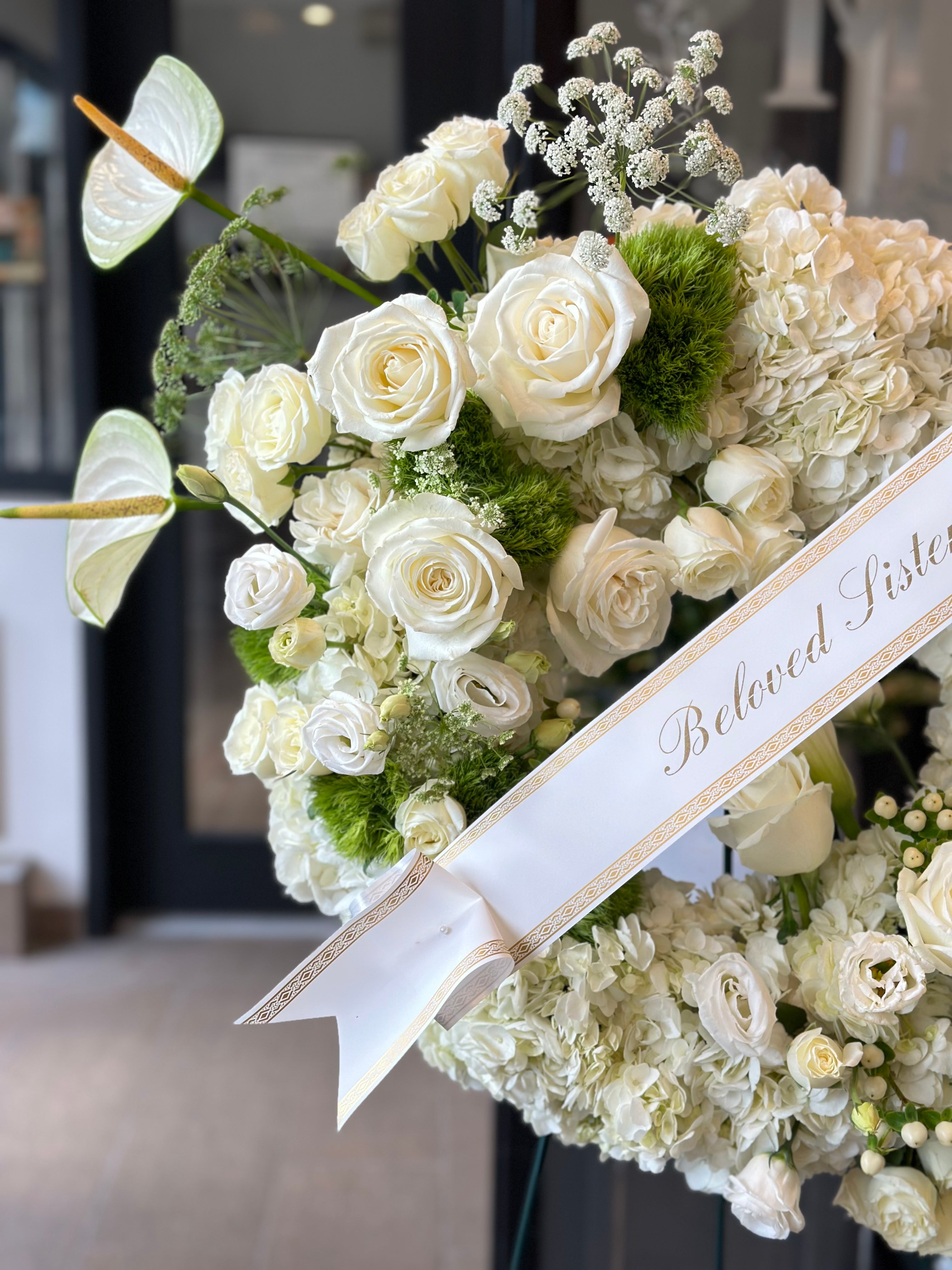Funeral & Condolences Flowers Wreath