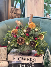 Winter Green Arrangement