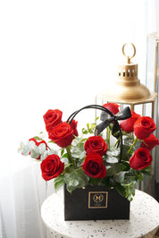 12 Roses-Basket of Love