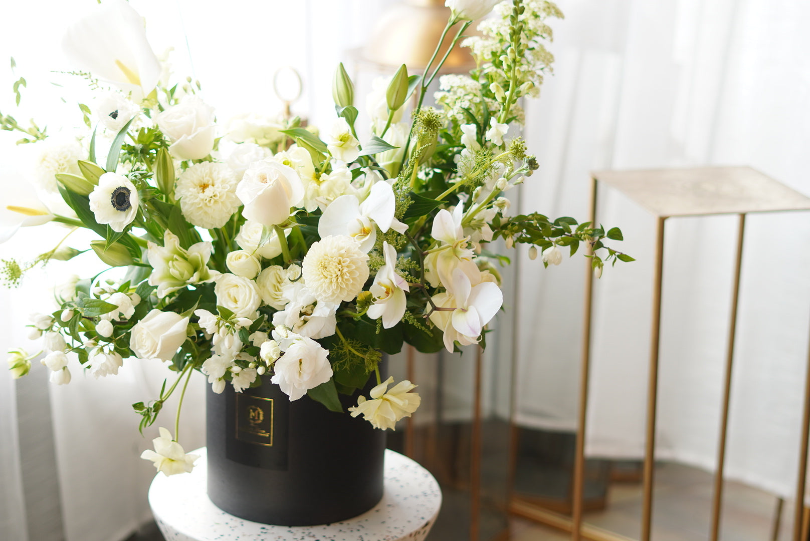 Sympathy Flowers Basket