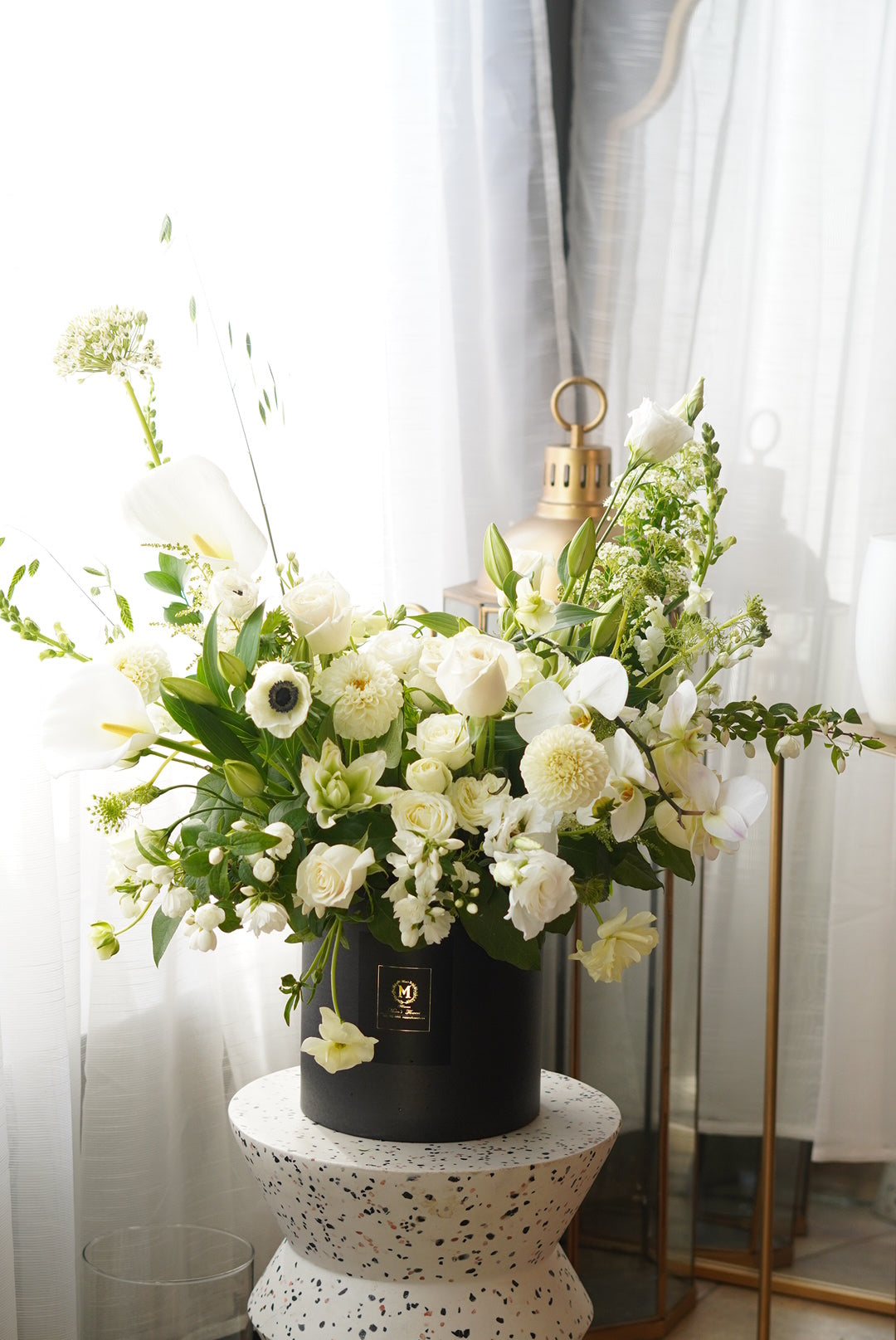 Sympathy Flowers Basket