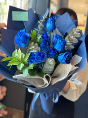 Valentine's Day - Blue Rose Bouquet (6, 12 , 24 Roses)