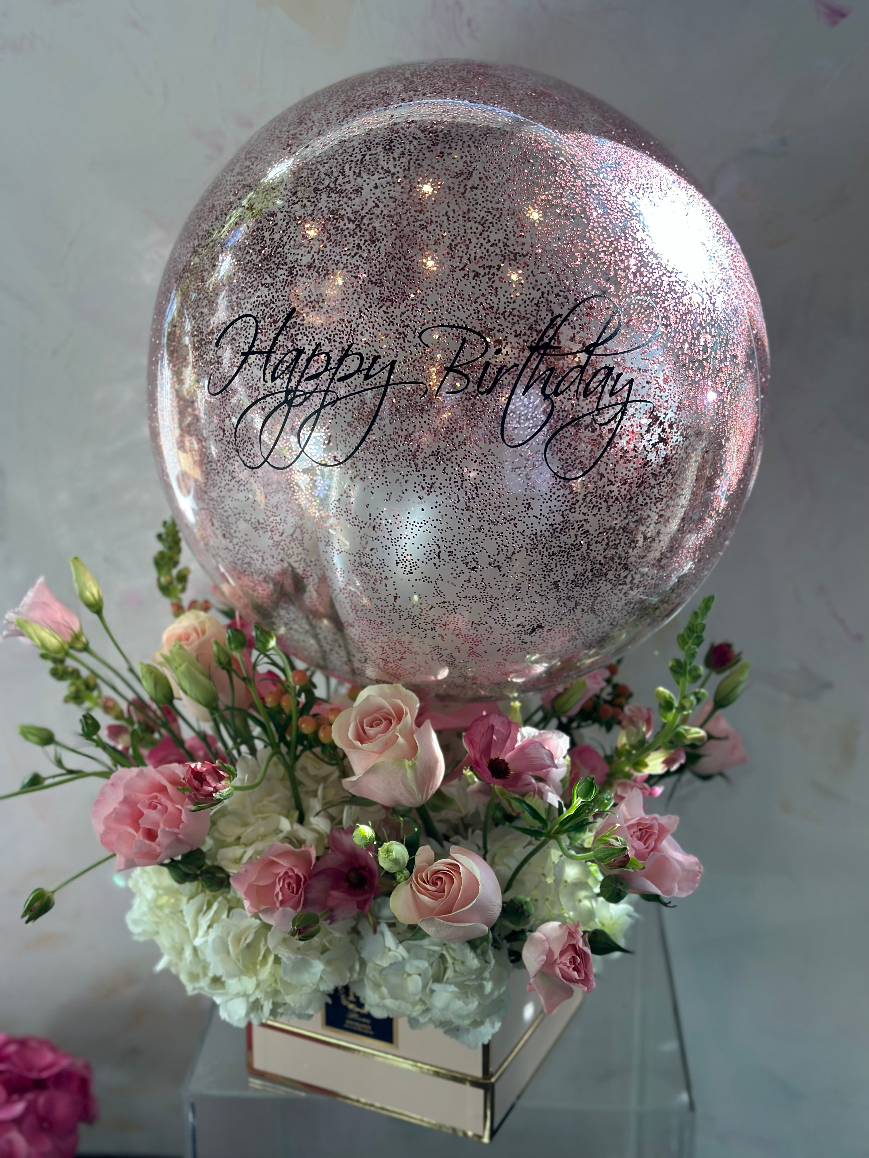 Valentine's Day - Balloon with Flowers
