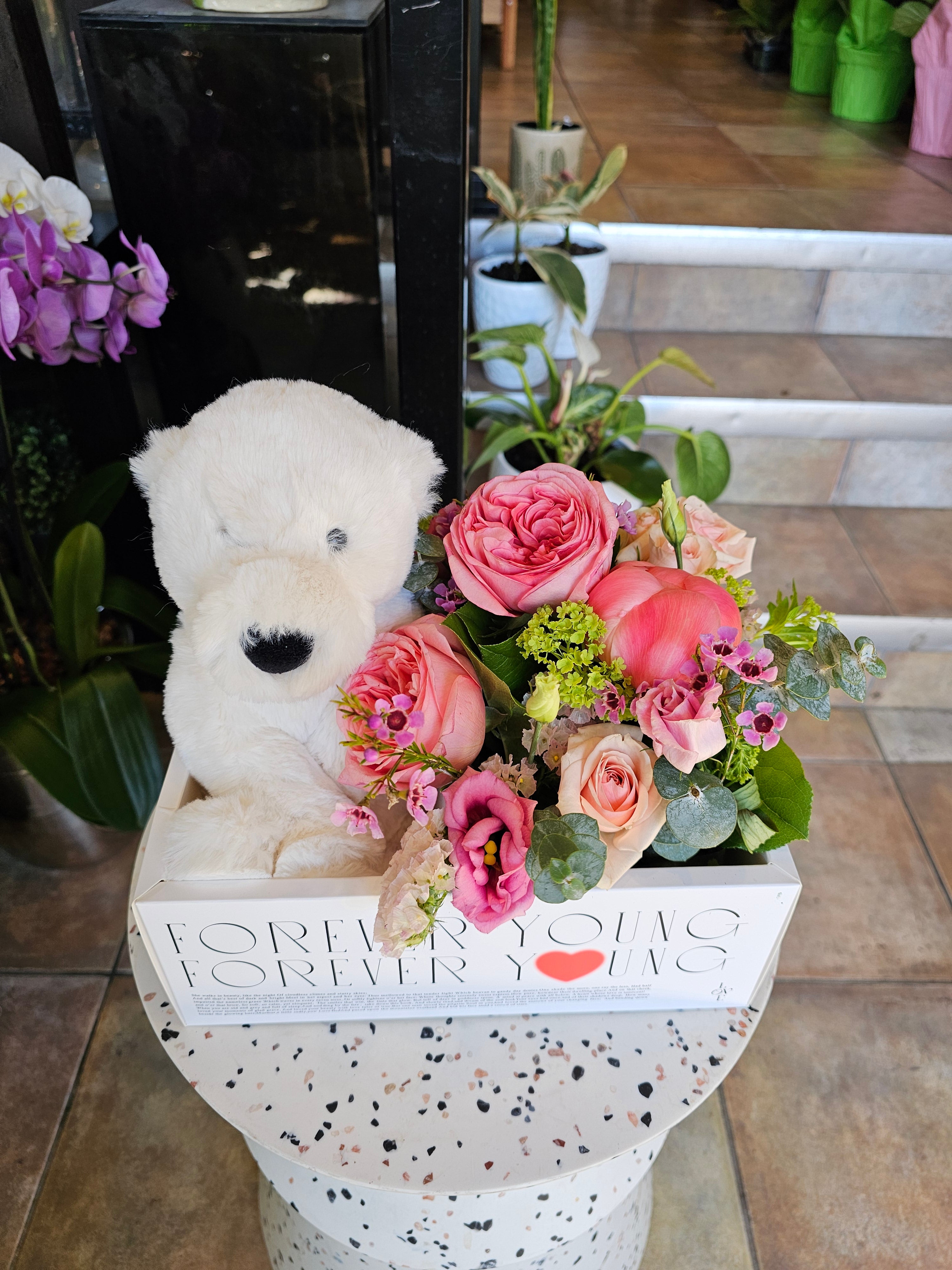 Rose Flower Gift Box ( Jellycat NOT included )