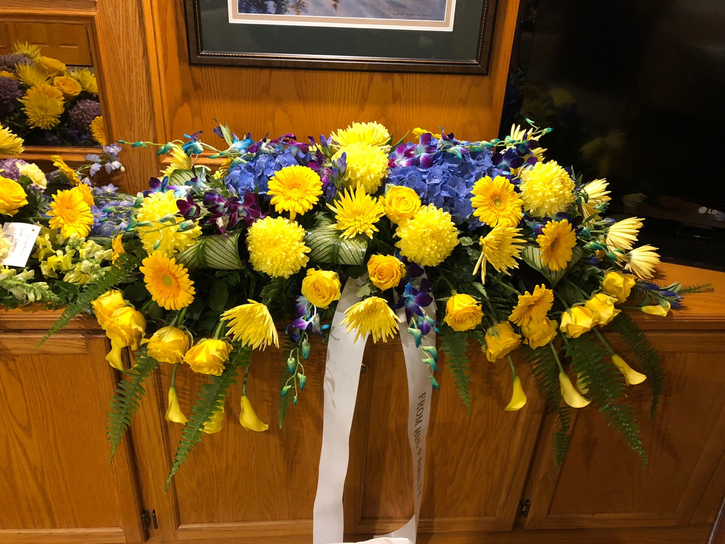 Funeral & Condolences Casket Spray