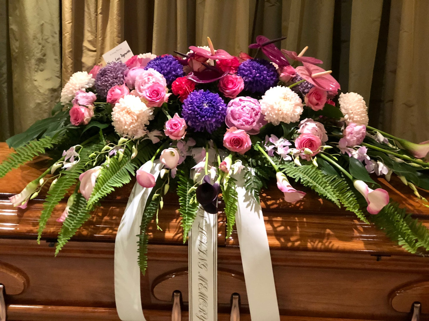 Funeral & Condolences Casket Spray
