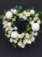 Funeral and Sympathy Heart Wreath
