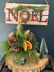 Winter Green Arrangement