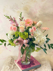 Mix Sympathy Flowers Vase