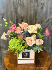 Valentine's Day- Pink Box Flowers