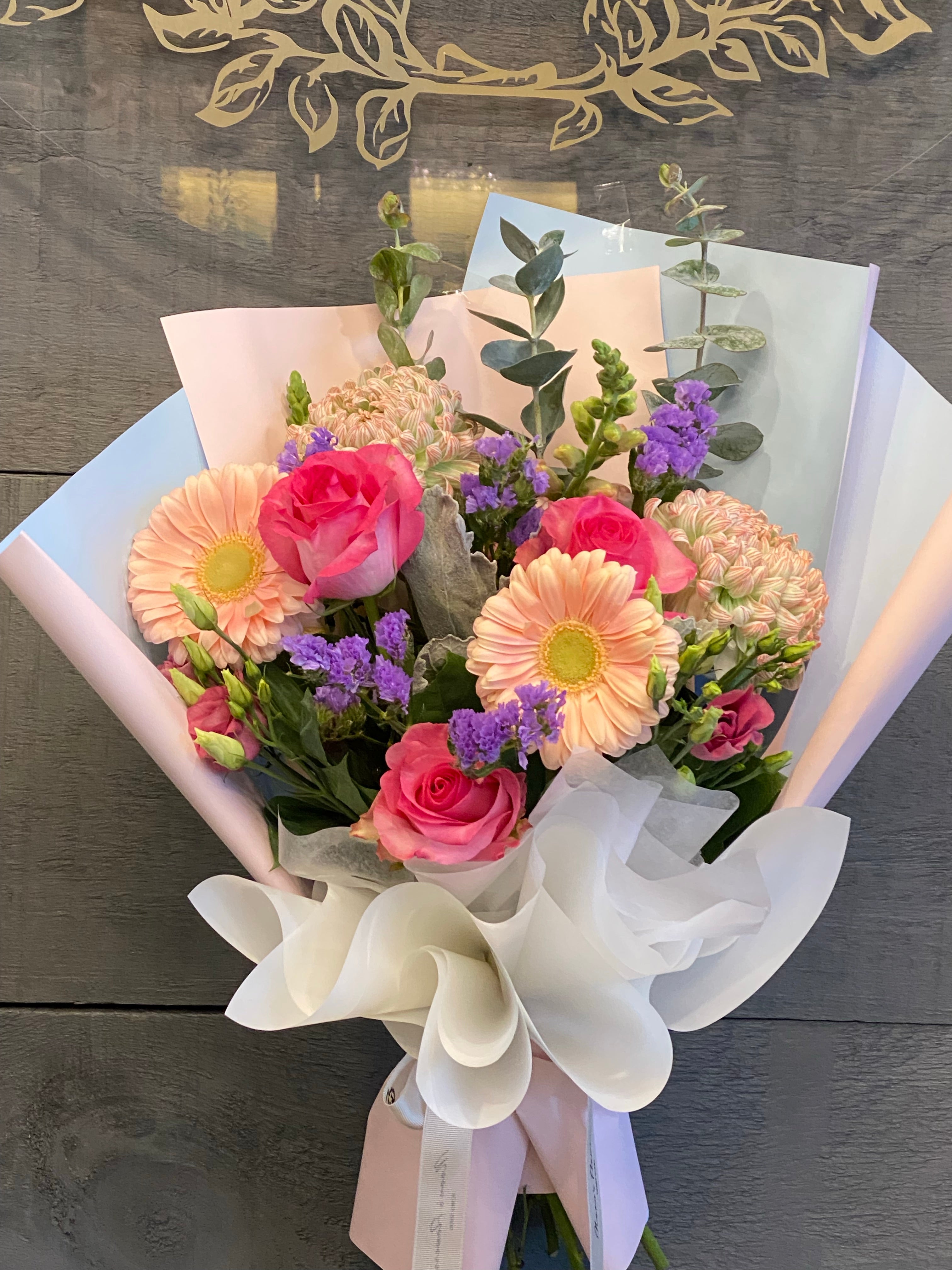 Buy Pastel Pastel Fresh Flower Bouquet Of The Month from the Next