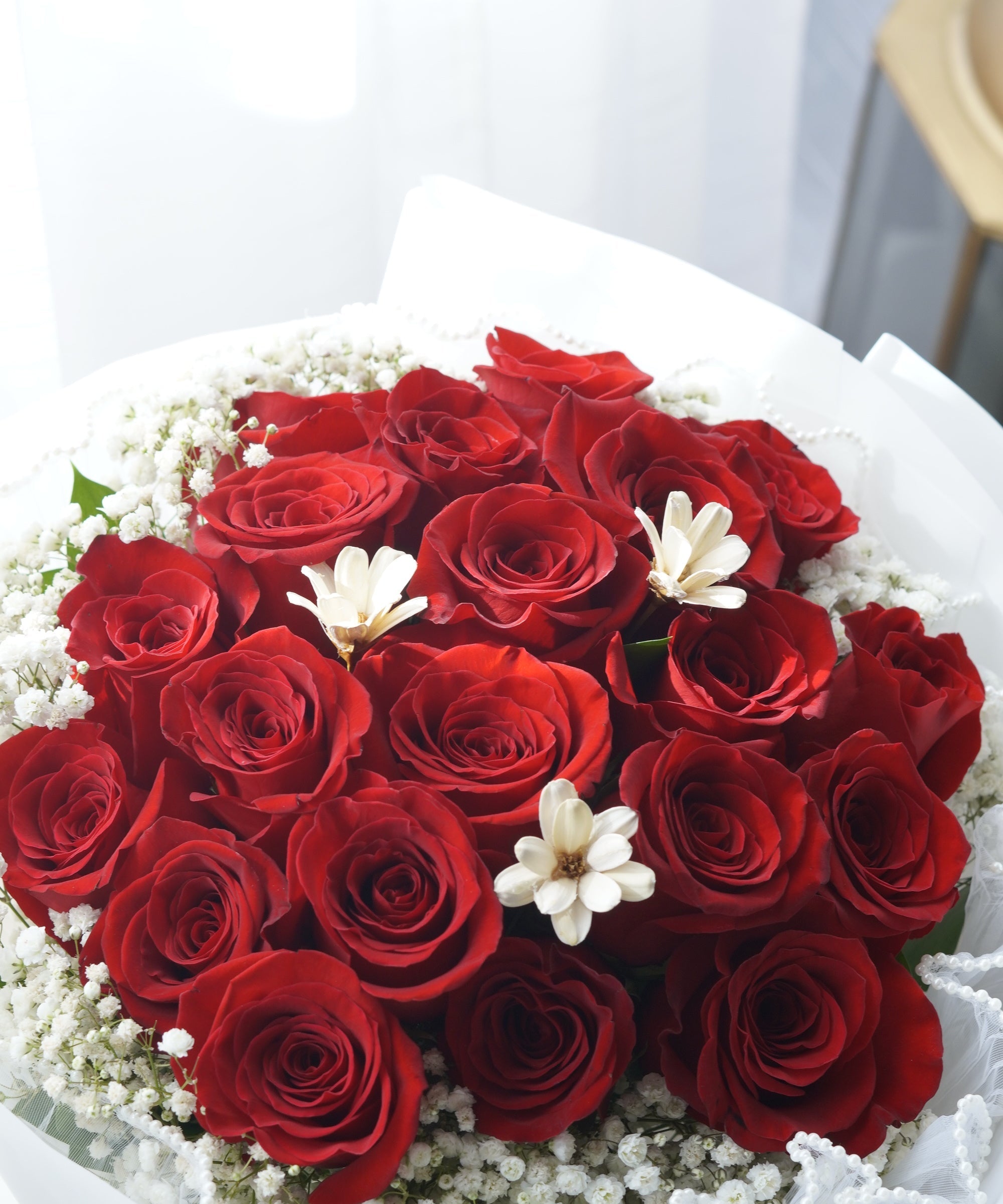 15 red rose bouquet