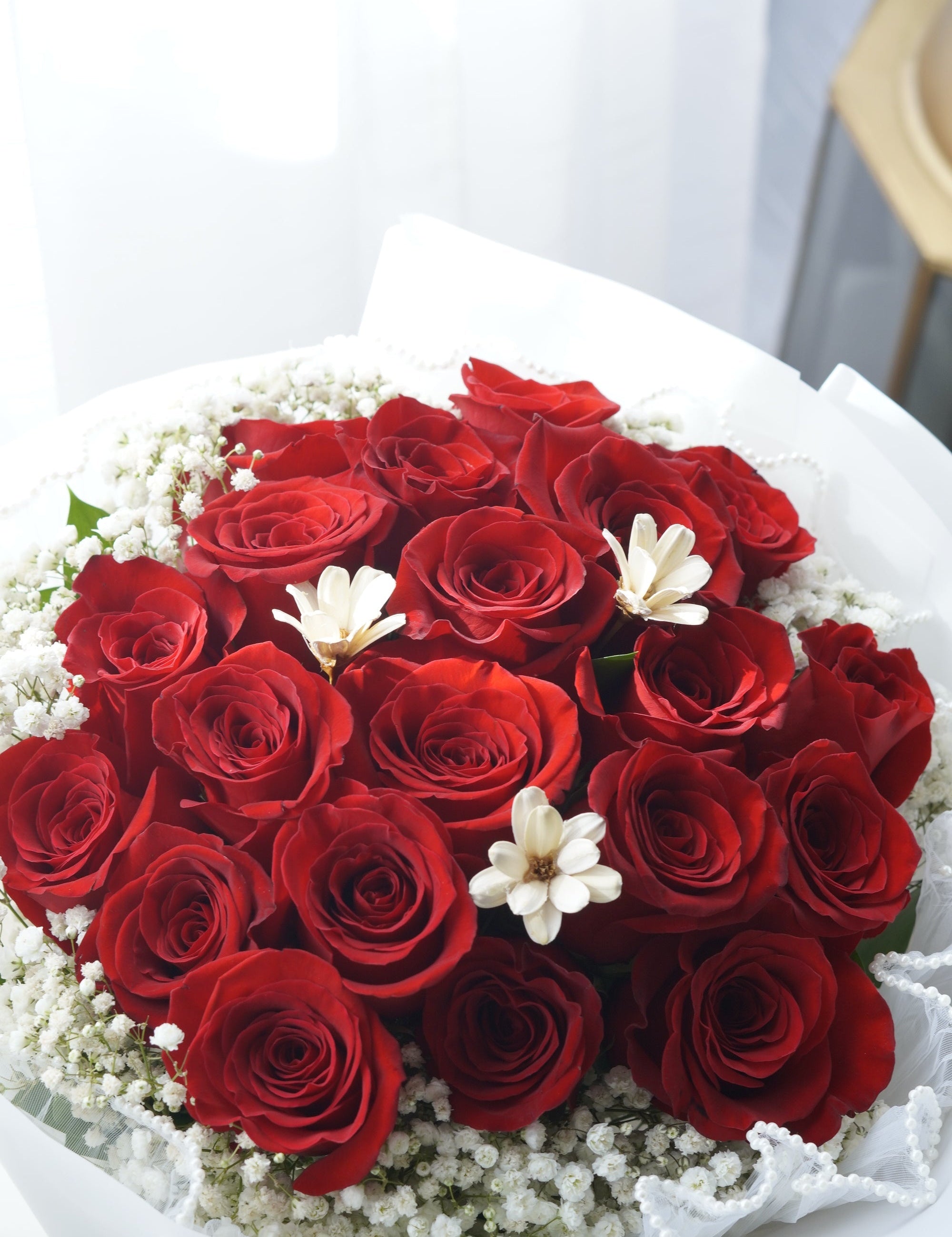 15 red rose bouquet