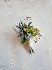 Lavender Rosemary Boutonniere
