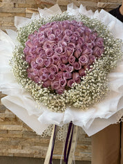 100 lavender rose