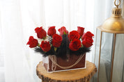 Valentine's Day - Scarlet Bloom Acrylic Basket