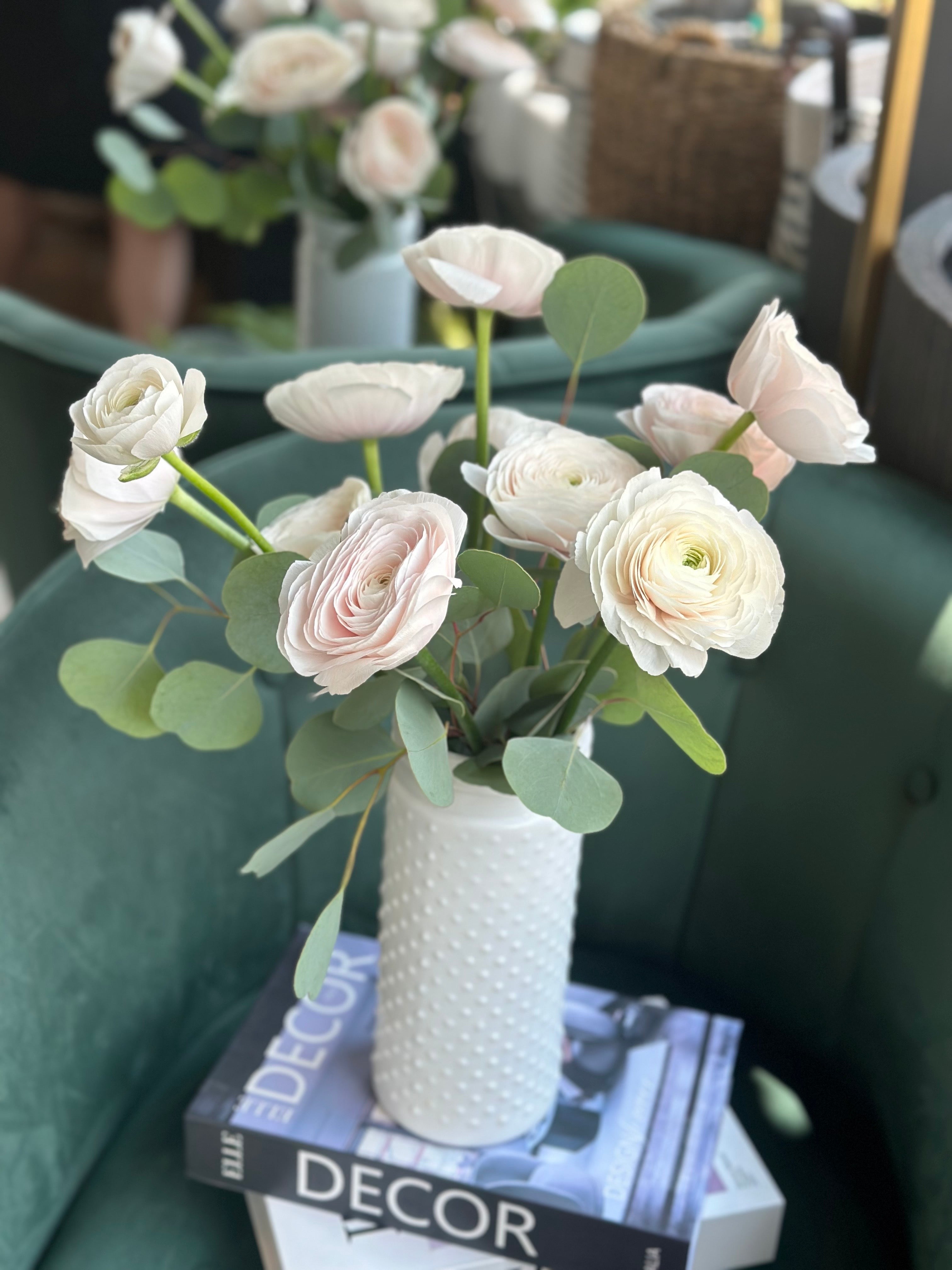 Ranunculus in a vase