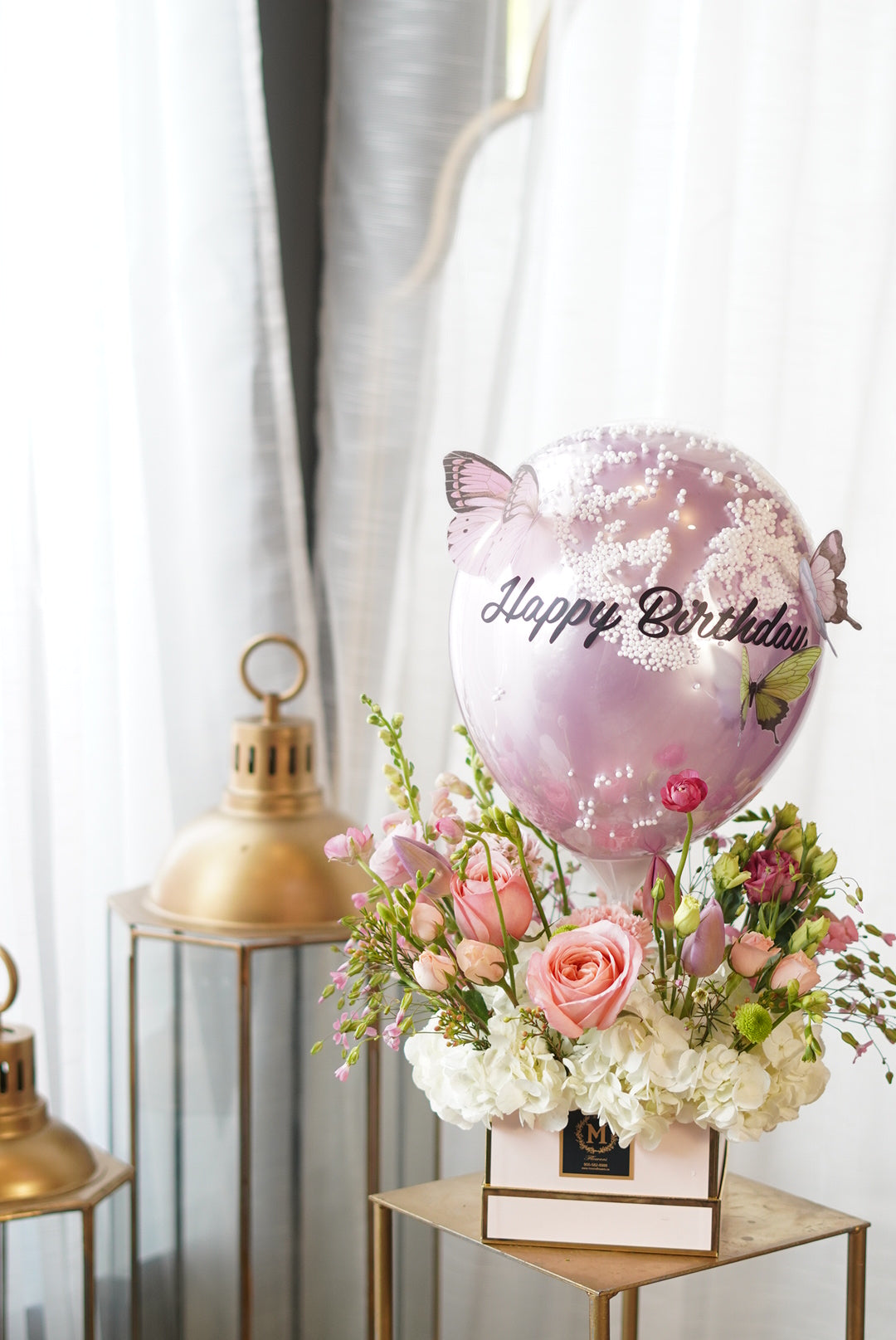 Balloon with Flowers