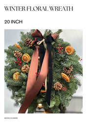 Winter Floral Wreath