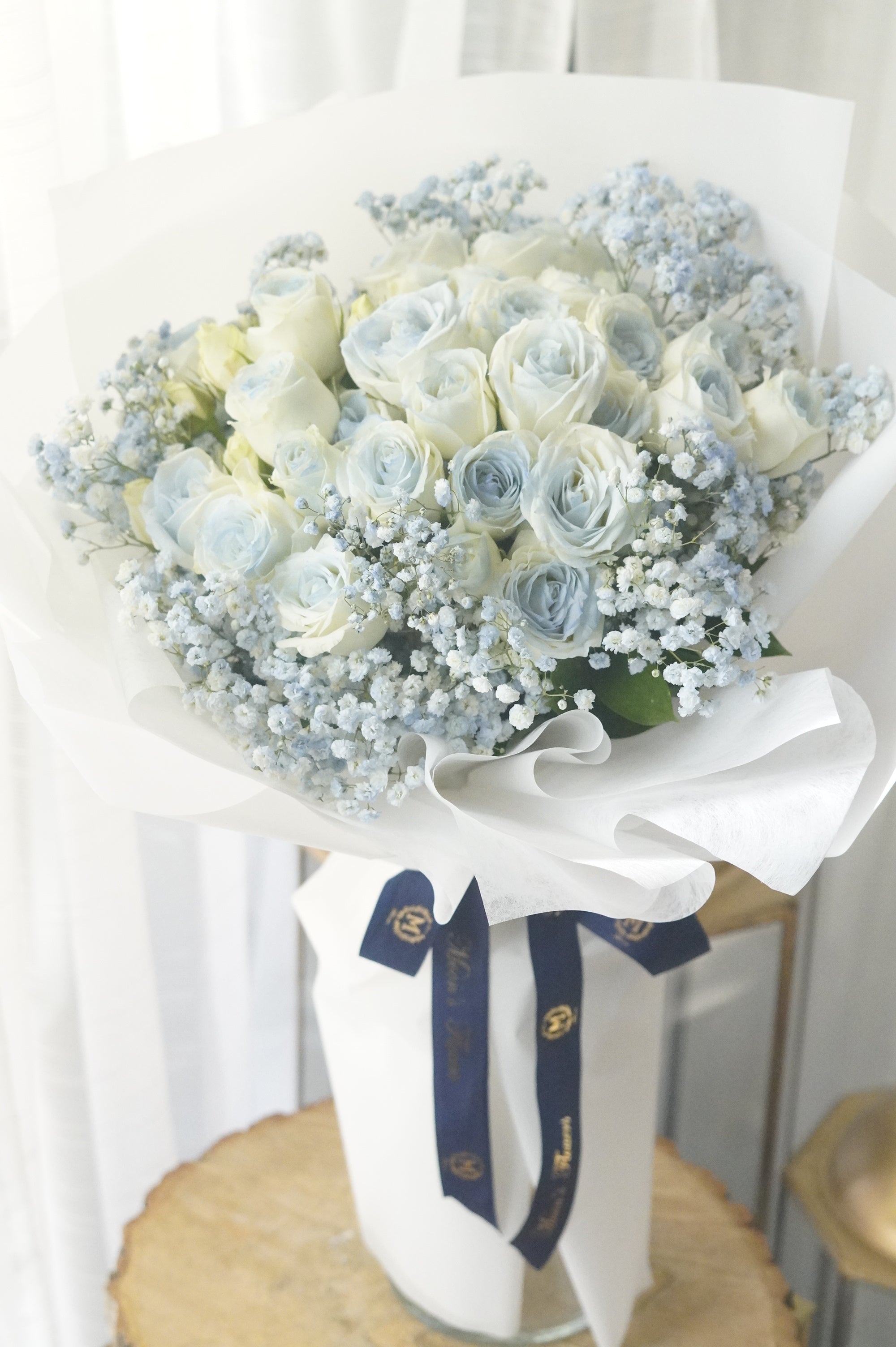 Baby Blue Spray Roses