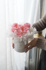 발렌타인 데이 - 벨벳 상자에 보존된 장미 - 9 