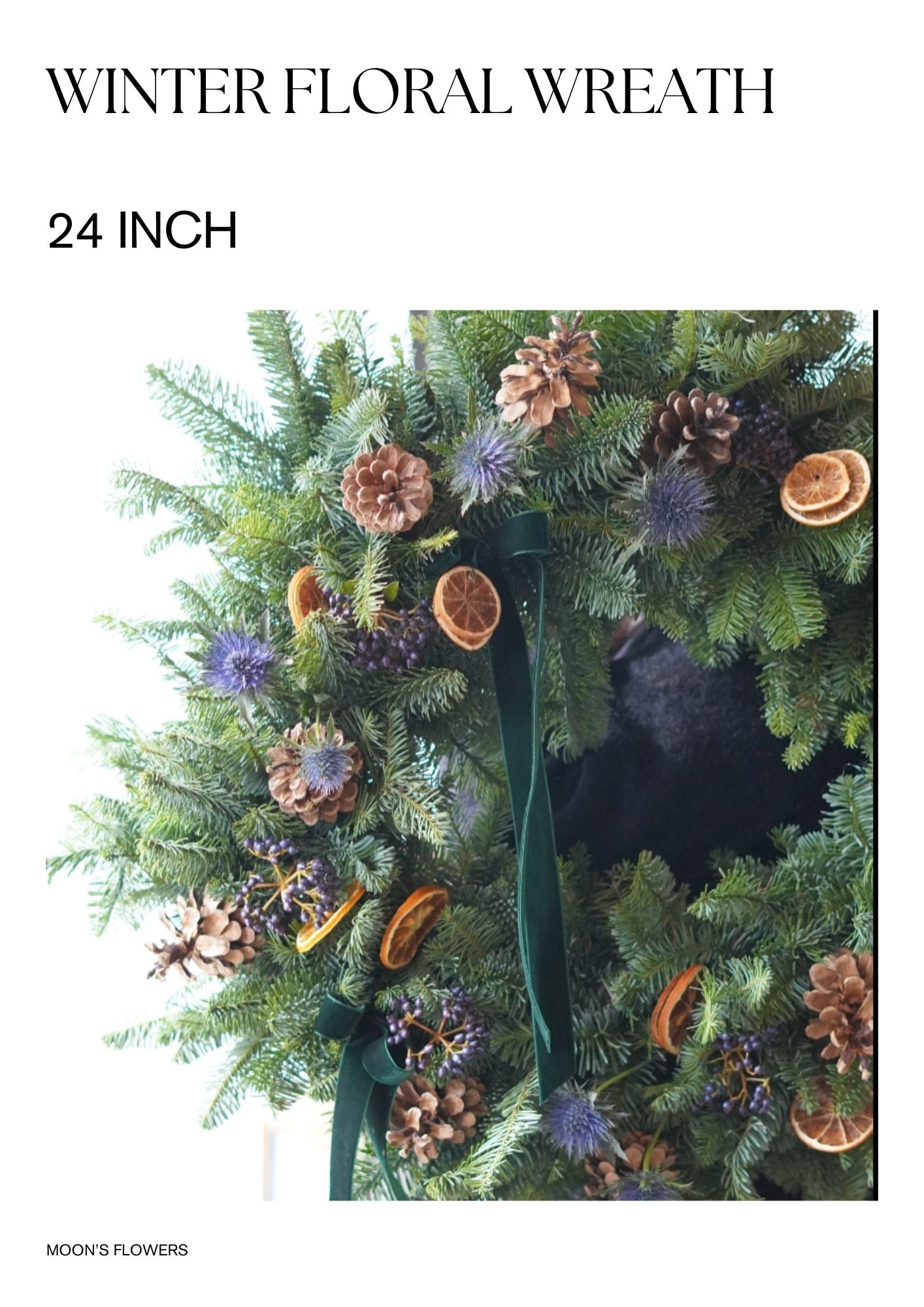 Winter Floral Wreath