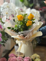 Valentine's Day - 3 Roses Bouquet