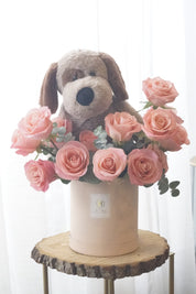 Valentine's Day - 15 Pink Roses with Andy