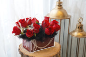 Valentine's Day - Scarlet Bloom Acrylic Basket