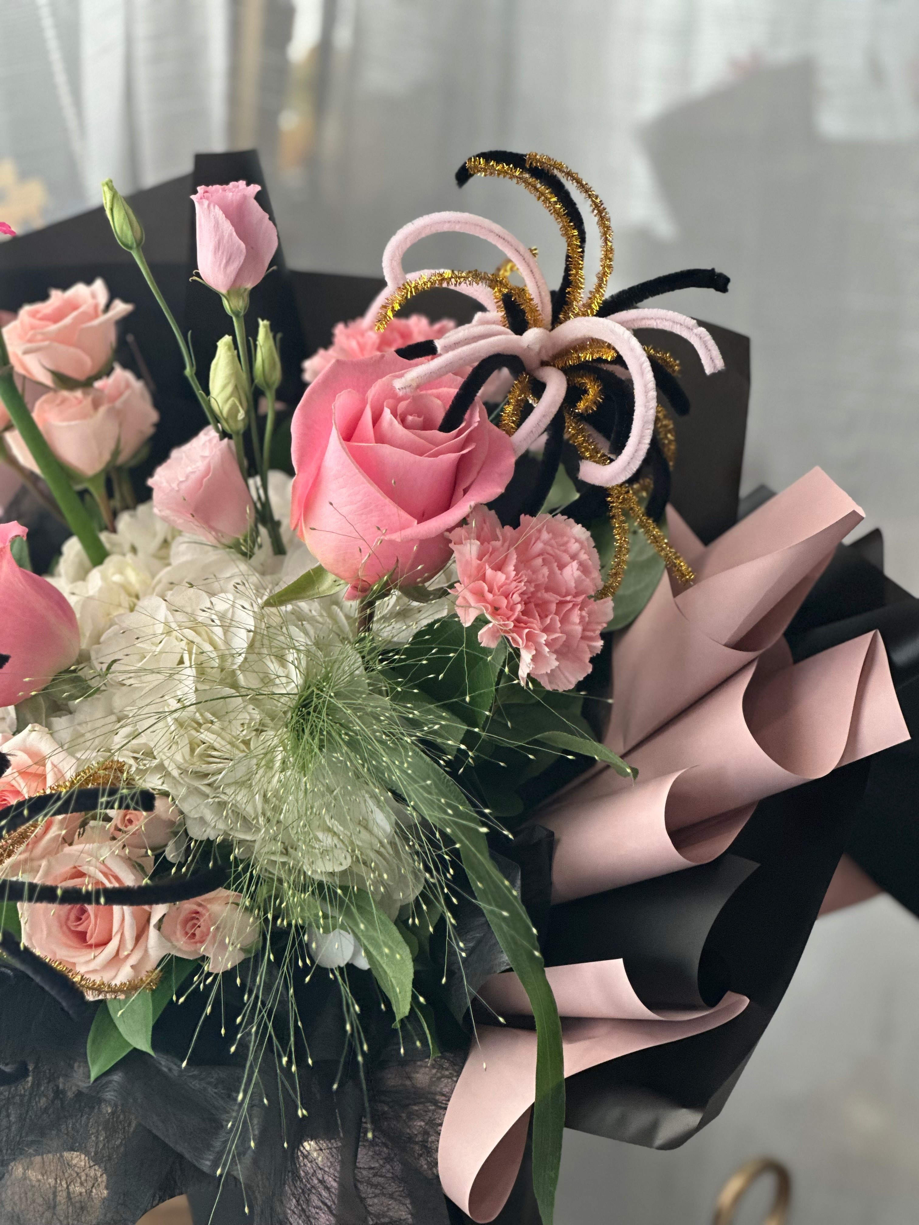 Pink Horizon | Firework Graduation Bouquet
