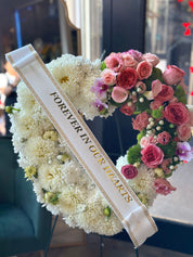 Heart Funeral Wreath