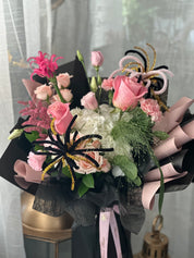 Pink Horizon | Firework Graduation Bouquet