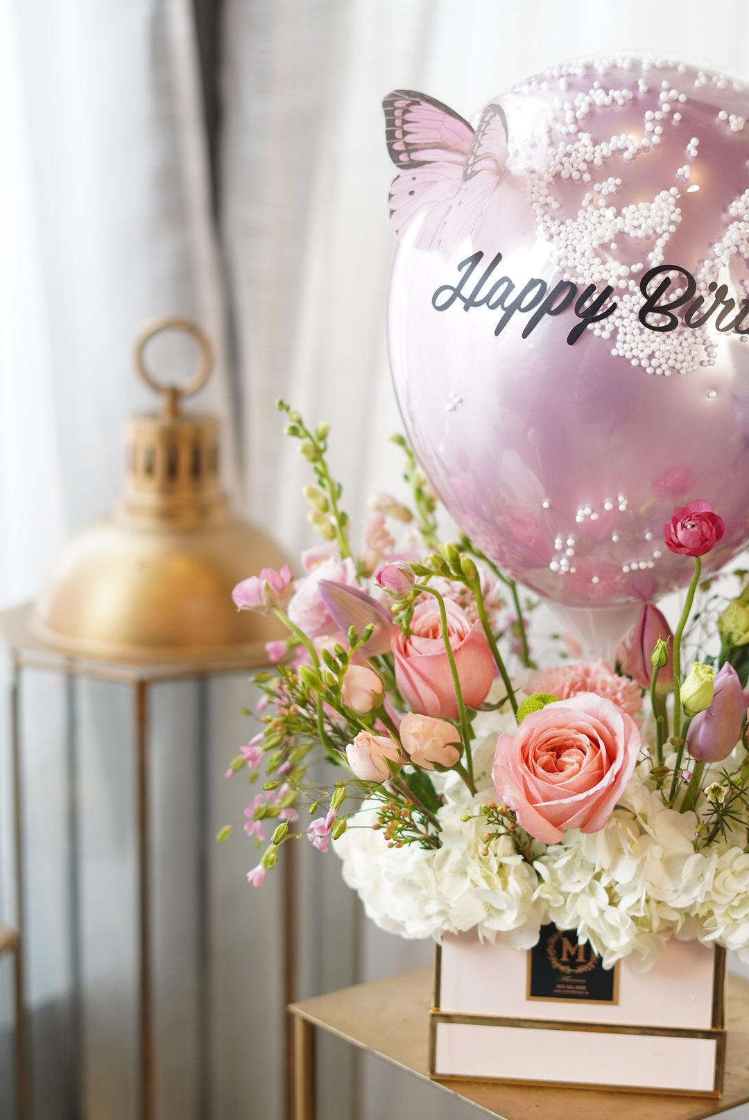 Balloon with Flowers