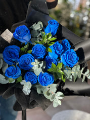 Valentine's Day - Blue Rose Bouquet (6, 12 , 24 Roses)