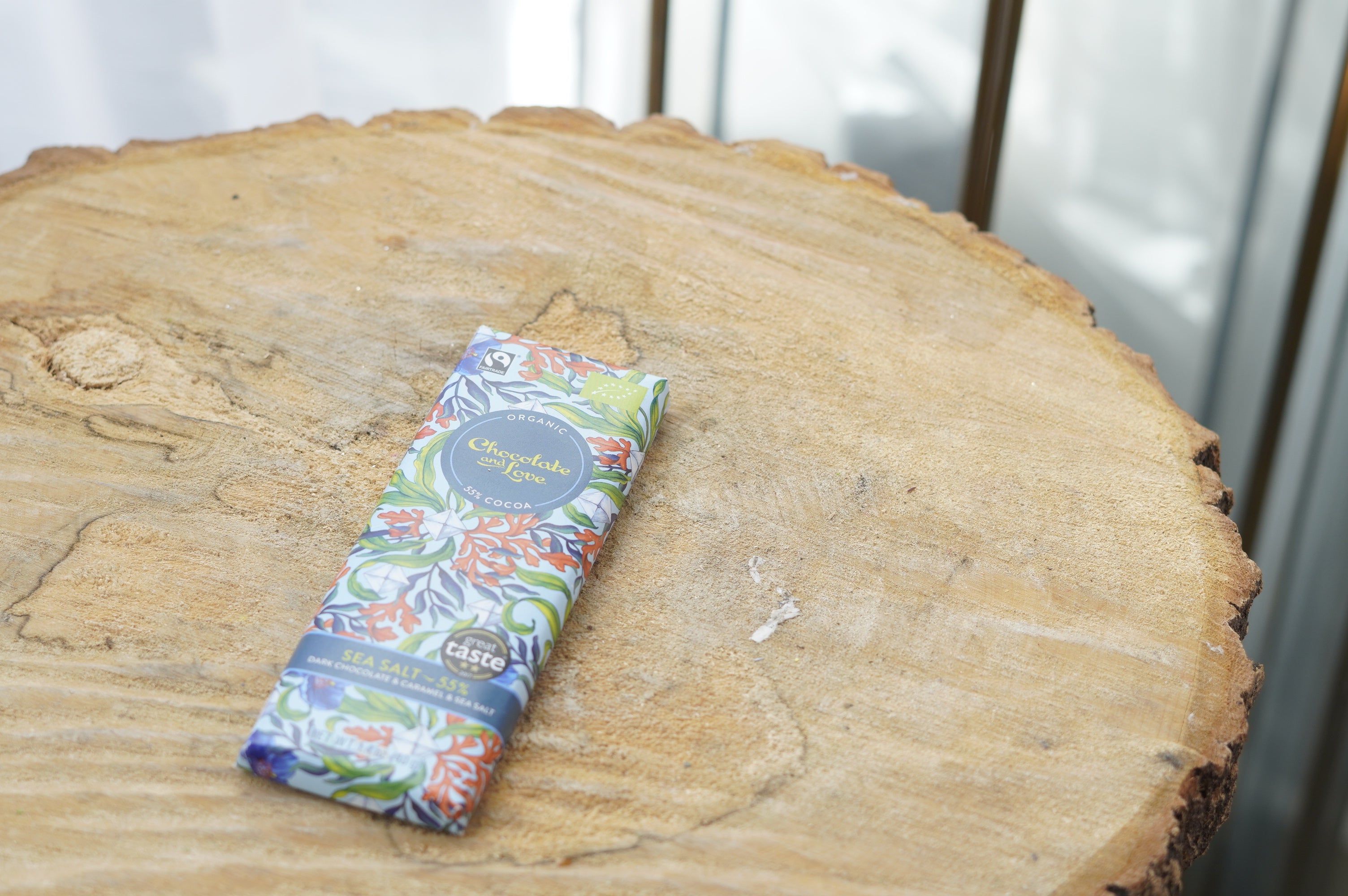 Chocolate and Love - Sea Salt Chocolate Bar