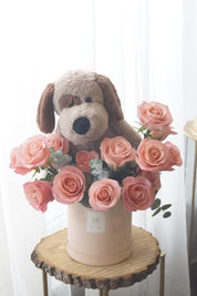 Valentine's Day - 15 Pink Roses with Andy