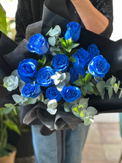 Valentine's Day - Blue Rose Bouquet (6, 12 , 24 Roses)