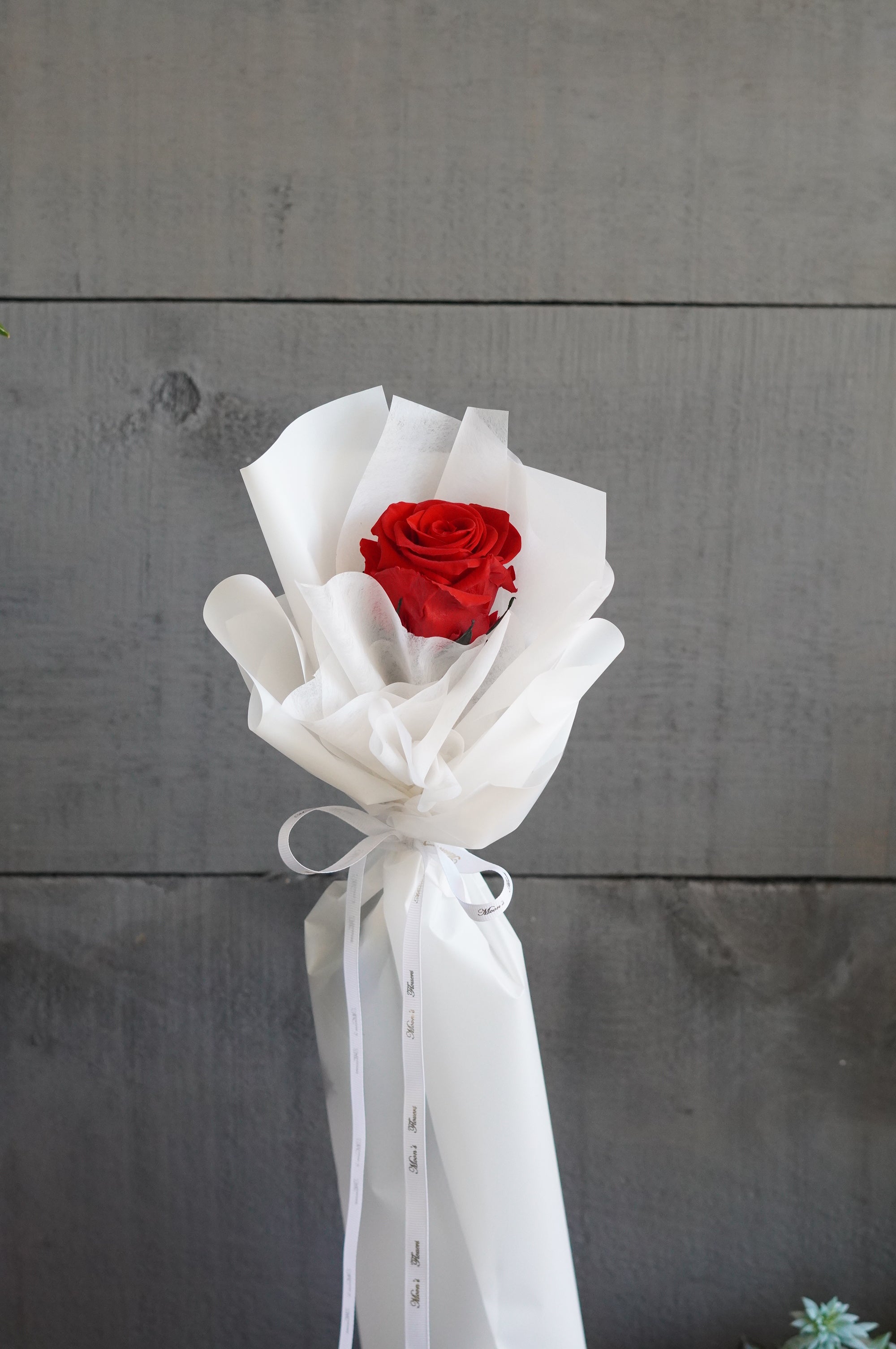 Single Long Stem Rose Preserved