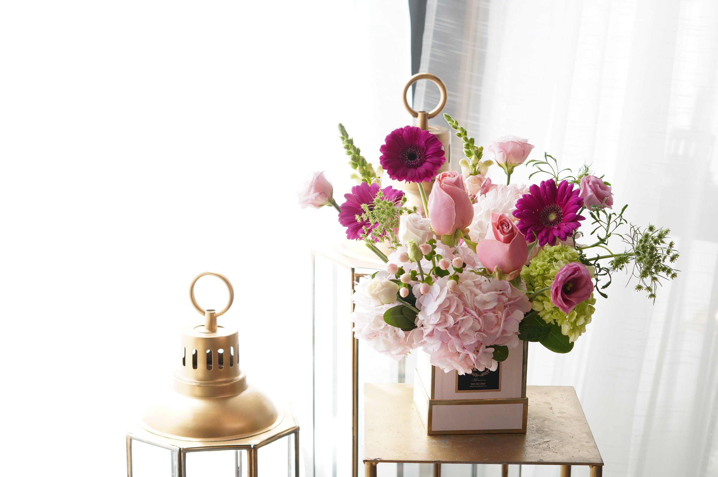 Pink Box Flowers