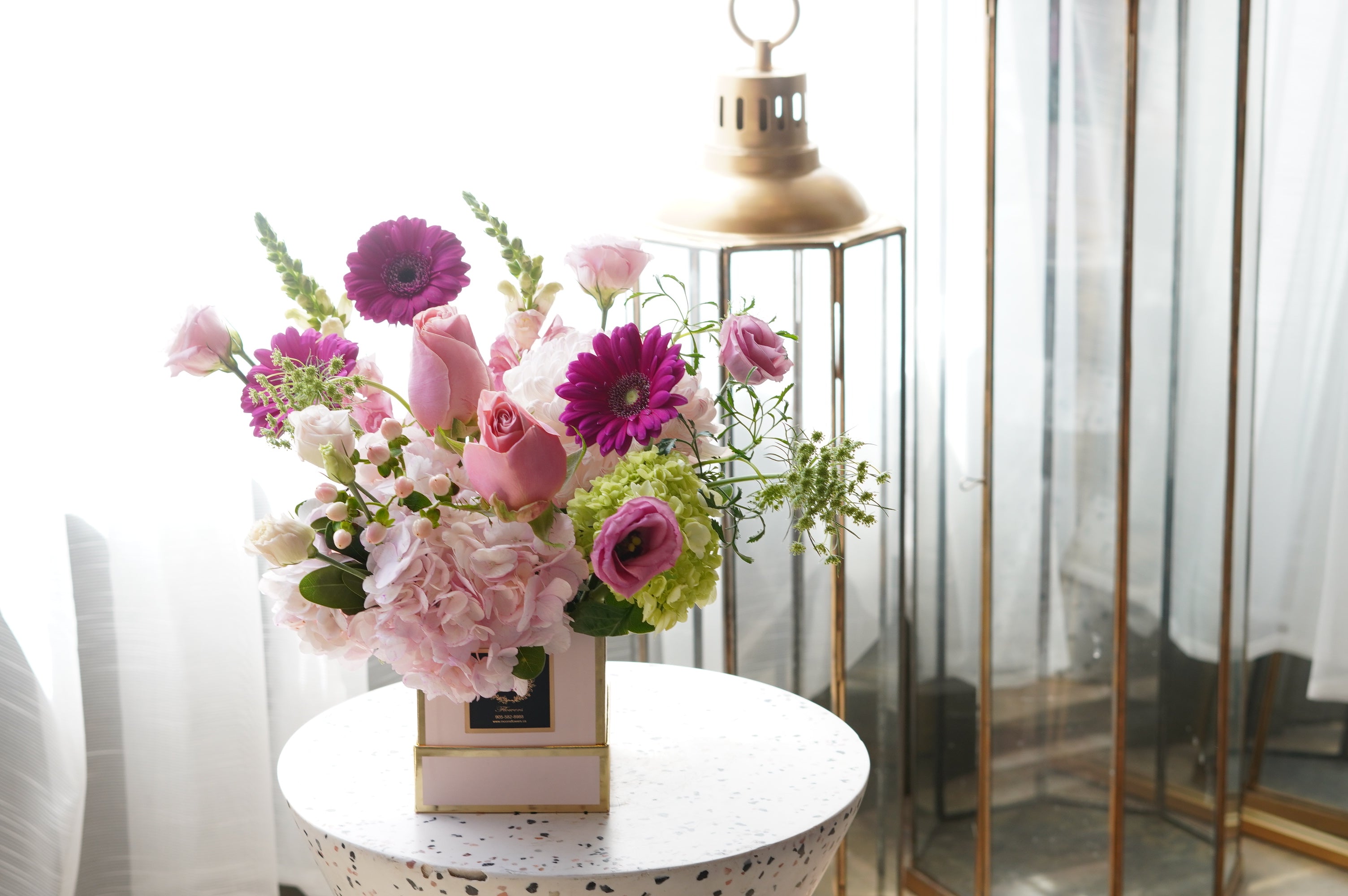 Pink Box Flowers