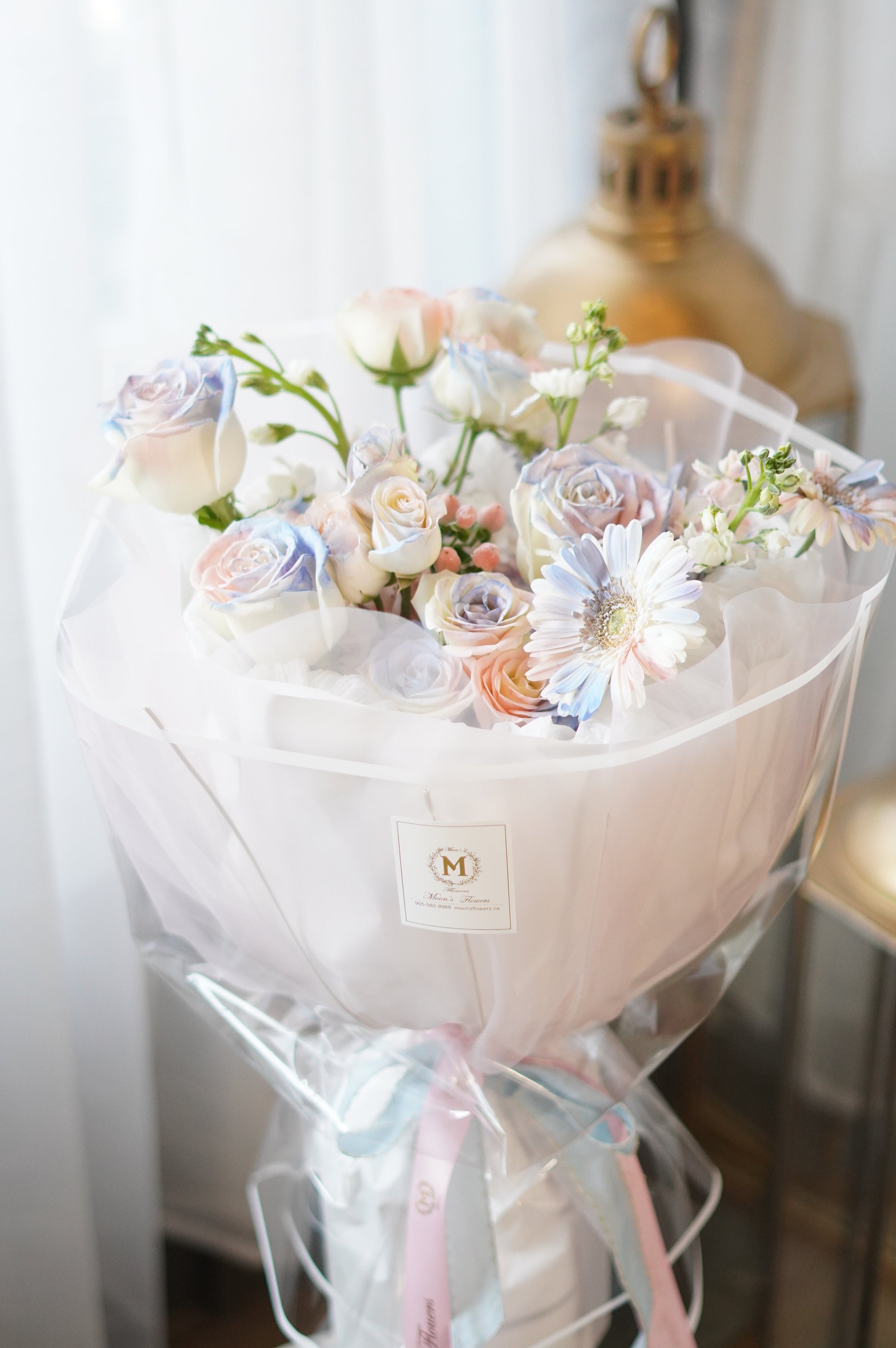 棉花糖花束