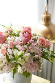 Pink blossom bouquet