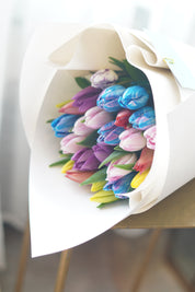 Rainbow Tulip Bouquet
