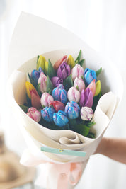 Rainbow Tulip Bouquet