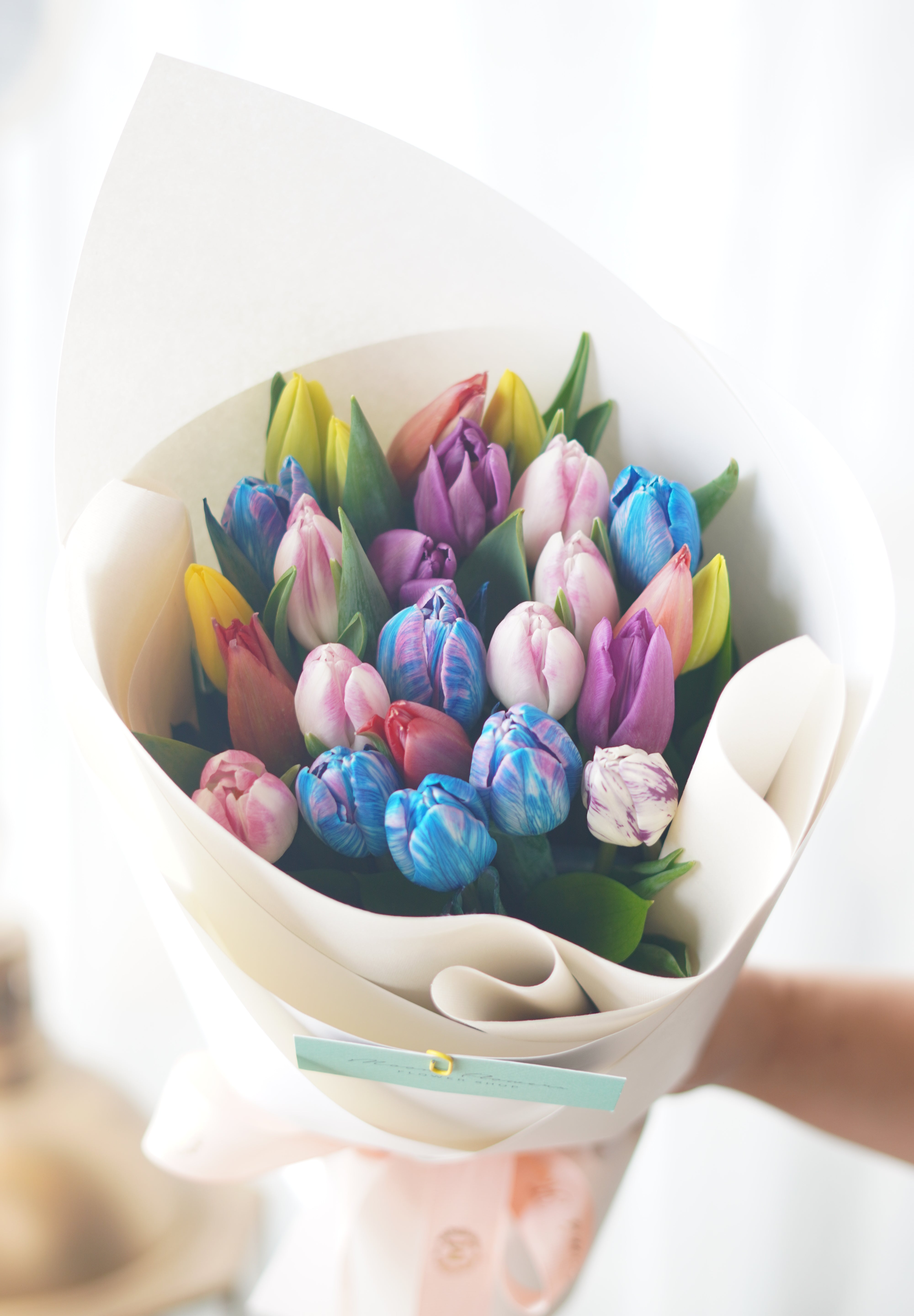 Rainbow Tulip Bouquet