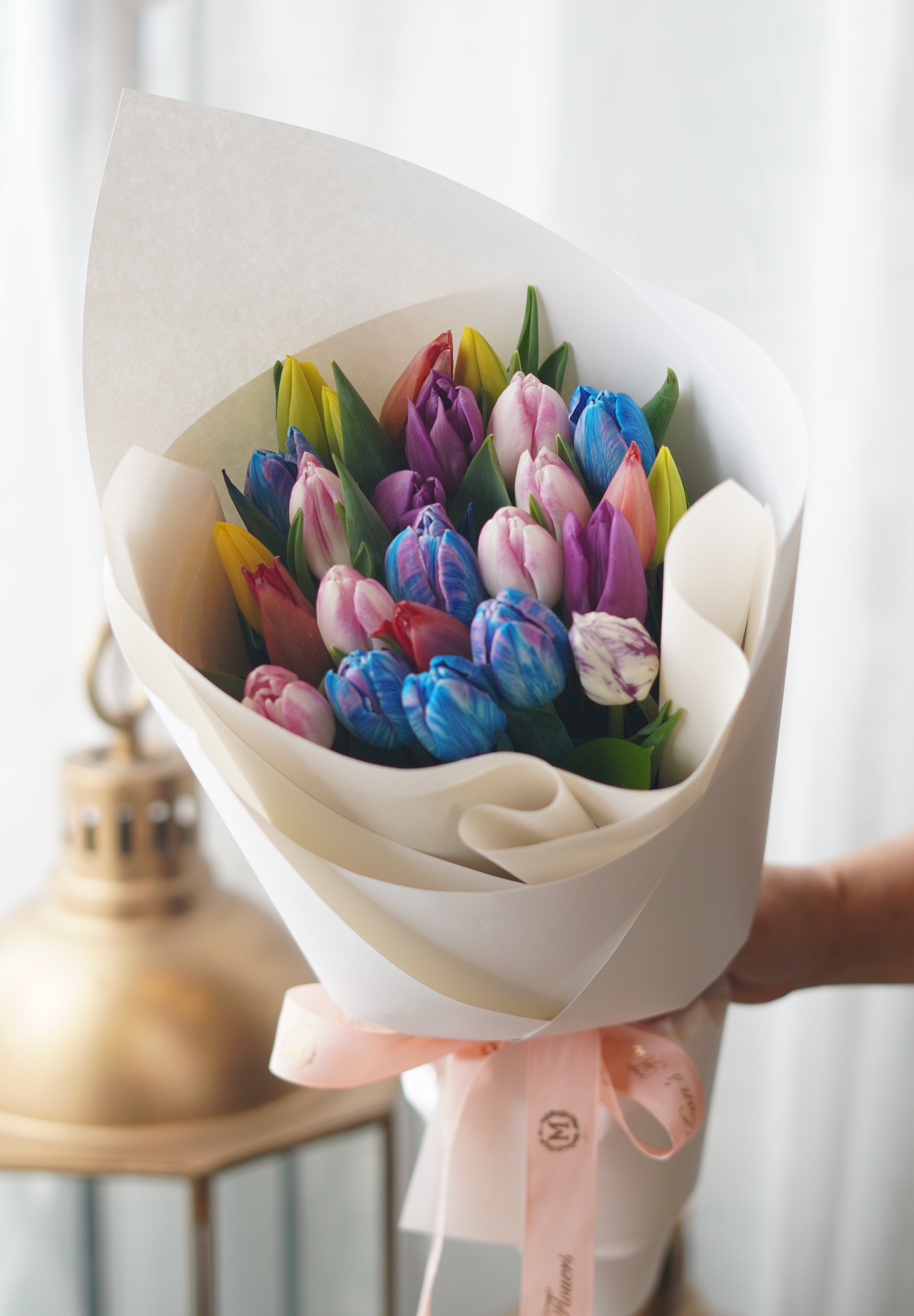 Rainbow Tulip Bouquet