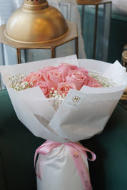 15 pink Roses